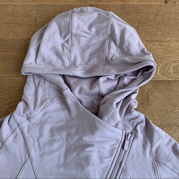 *SOLD* LULULEMON Coast Hoodie Smoky Blush Size 6 Sweater - Picture 5 of 12